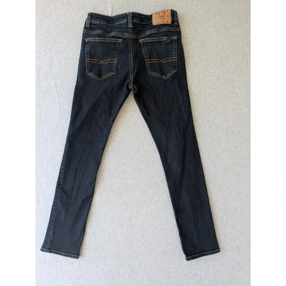 Buffalo David Bitton Ash Jeans Mens Slim Dark Wash Indigo Denim 32x32